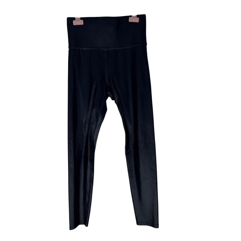 Carbon38 S Takara Shine High-Waisted Navy Blue Leggings S Shimmer Tummy Control